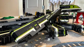 LEGO Train Crash and Derailment Compilation # 4