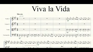 Viva La Vida String Quartet Arrangement