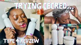 Trying CECRED on my 4C Hair | Honest Review