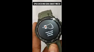 SPO2 Check on Sens Smartwatch @unboxed #Unboxing #unbox #sens #senssmartwatch #senseinstein1