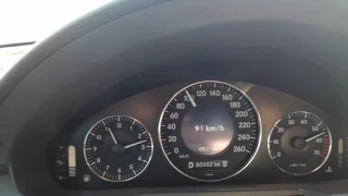 Mercedes E500 W211 acceleration