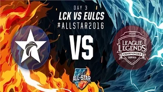 LCK vs EULCS Highlights – 2016 All-Star Event Day 3