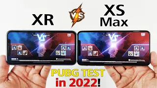 iPhone XR vs iPhone XS Max PUBG MOBILE TEST in 2022 | Which is BEST in 2022?