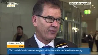 Wahl der Bundeskanzlerin: Gerd Müller (CSU) im Interview am 17.12.2013