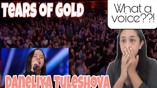 DANELIYA TULESHOVA First Time Reaction | Tears of Gold by Faouzia