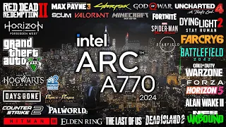 Intel ARC A770 in 2024 - Test in 30 Games