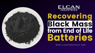 Separating Black Mass from Shredded Batteries | Recovering Black Mass from Battery Recycling