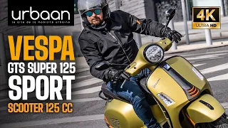 Essai Vespa GTS Super 125 Sport [4K HDR] - 2023 - Urbaanews