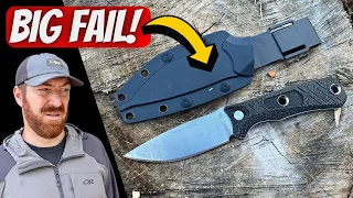 How NOT To Make A Camp Knife! $50 Gerber Convoy
