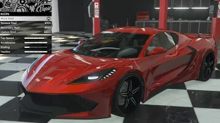 GTA 5 - DLC Vehicle Customization - Invetero D10 (Corvette C8) and Review