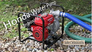 Honda Water Pump (WB20XT) - Unboxing and first use