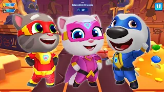 Talking Tom Hero Dash - Tom, Angela, Hank - Full Screen - OutFun Gameplay - (Android, iOS)