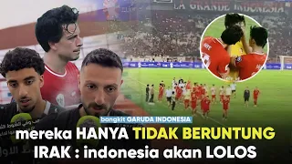 Ayman Hussein ‘Indonesia Tetap Lolos Round 3’ Reaksi Irak melihat Pemain TIMNAS saling menguatkan