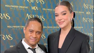 HAILEE STEINFELD w/ TYRONE TANN - 2024 Hollywood Creative Alliance’s ASTRA Film Awards