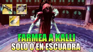 Farmea a KALLI  en SOLO (Hechicero) o con Escuadra Destiny 2