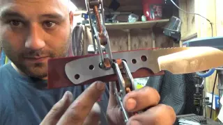 How to make removable knife handle scales part 1