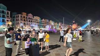 Exploring Vietnam's Replica Venice, Italy at Night : Mega Grand World Hanoi