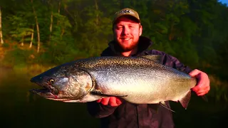 Float Fishing and Casting For River Salmon (They Love To Bite This Lure)