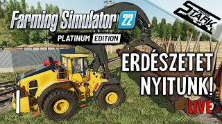 Farming Simulator 22 Erdészet - 1.Rész (Új DLC & Új Pálya🌲) - Stark LIVE