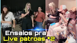 Marilia Mendonça com Maiara e Maraisa - faz ensaios pra LIVE PATROAS *2  Dia 24/07 👑💥