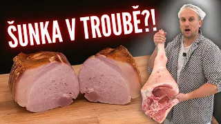 DOMÁCÍ ŠUNKA V TROUBĚ  - recept na pečenou šunku | Jednoduchý výrobek, který zvládnete  v kuchyni 🤯