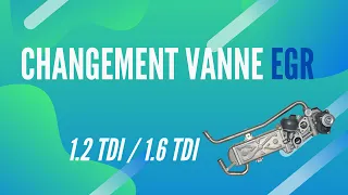 CHANGEMENT VANNE EGR 1.2 TDI (1.6 TDI) VW AUDI SEAT