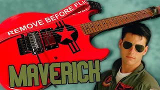 Turning A Cheap Guitar Into A TOP GUN Themed Shredder