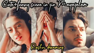 jin mayaljalam cute and funny scene 🤭🥰||Roshini dreaming||Gp editzz