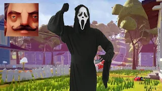 Hello Neighbor - My New Neighbor Ghostface (Scream) Act 2 Hole Gameplay Walkthrough