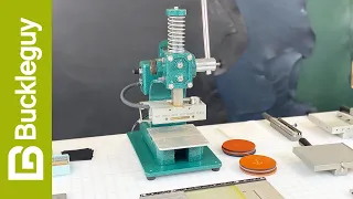 Using the Major Green Manual Heat Embossing Machine