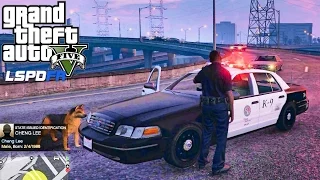 GTA 5 PC MODS - LSPDFR - POLICE SIMULATOR - EP 8 (NO COMMENTARY) K9 JERRY LEE