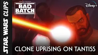 Clone Uprising on Mount Tantiss Base  |  Star Wars Clips