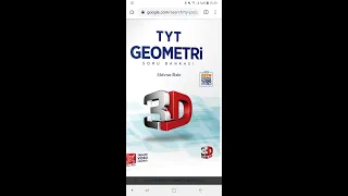 Geometri / ÇÖZÜM 3D KENARORTAY TEST ÇÖZÜMÜ