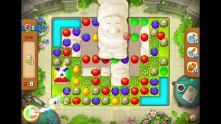 GardenScapes Level 2540 no boosters (14 moves)