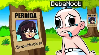 BEBE NOOB HA PERDIDO A SU MEJOR AMIGA EN MINECRAFT! 😱😭 ¿DONDE ESTA? BEBE NOOBSI PERDIDA ROLEPLAY