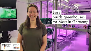 Jess builds greenhouses for Mars in Germany | From Space to Life