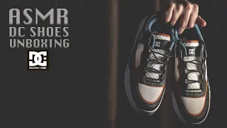 ASMR - Unboxing DC Shoes Metric. Tapping, Scratching Sneakers [shoe sole, textile sounds]