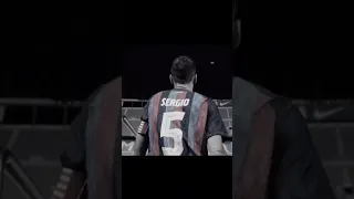 Sergio Busquets The Greatest DM of all time ✨🥺 #football #youtube #shorts
