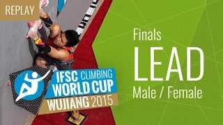 IFSC Climbing World Cup Wujiang 2015 - Lead - Final - Male/Female