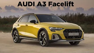 New Audi A3 facelift 2024 has arrived! Full specs and details!