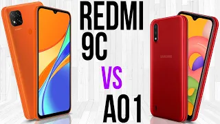 Redmi 9C vs A01 (Comparativo)