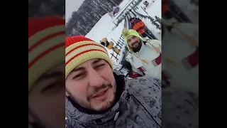 Лыжник и сноубордист 🏂🏂⛷⛷⛷