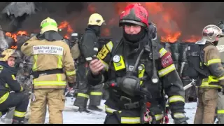 Ликвидация пожара в н.п. Шишкин Лес г. Москвы