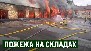 Пожежа в Ужгороді: горять понад 1000 квадратних метрів складів