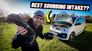 THIS MADE THE UP GTI SOUND INSANE!  - FULL RACINGLINE INTAKE & TURBO ELBOW INSTALL  *TURBO FLUTTERS*