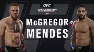 UFC 2 Playstation 4: MCGREGOR VS. MENDES !!!!