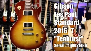 Gibson 2016 Les Paul Standard T "Teaburst" #160021486 | PMT