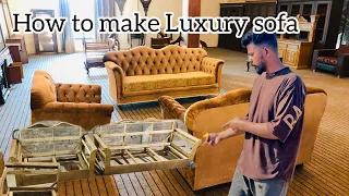 How To Make Luxury Sofa At Home