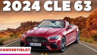 New 2024 Mercedes-AMG CLE 63 Convertible Model - CHOOSE WHICH E-CLASS W124 Or CLE 63??