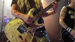 Orianthi Alice Cooper Show Peoria Illinois 7-20-12